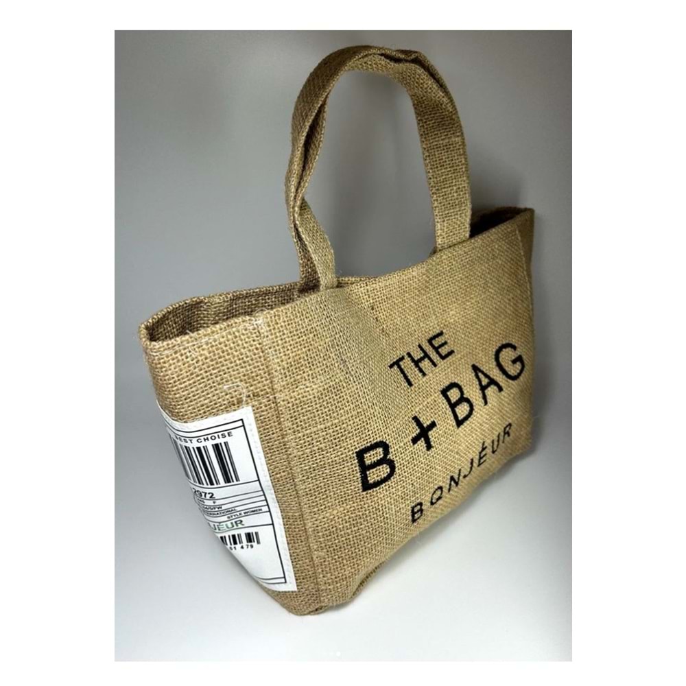 Bagorama TOTY Kadın Kanvas Kumaş Uzun Askılı Çapraz ve Omuz Çantası - Bej