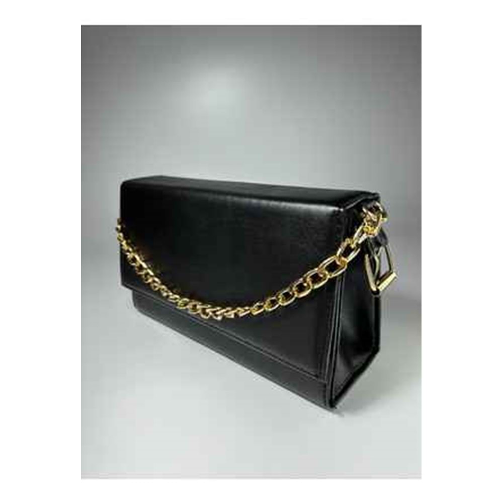 Bagorama CINDY Kadın Suni Deri Portföy Zincirli Çapraz Askılı Omuz Çantası