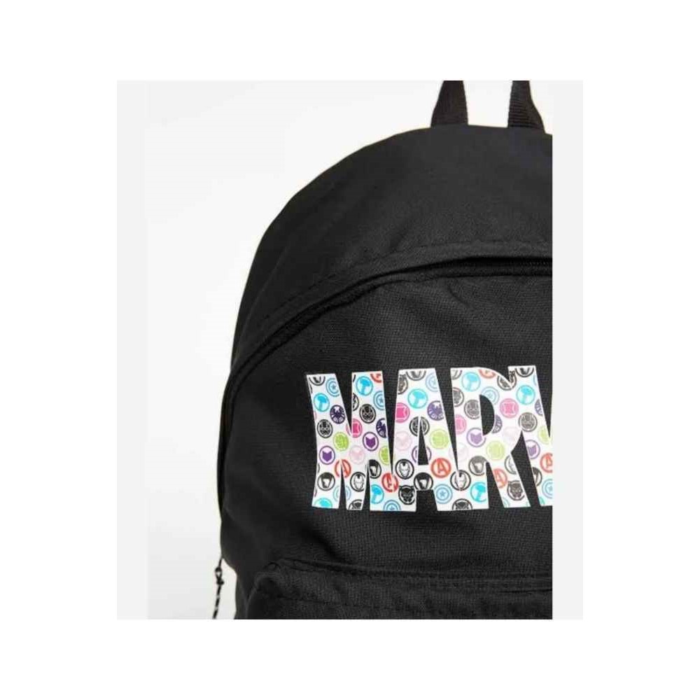 Bagorama MARVL Unisex Kumaş Günlük Sırt Çantası - Siyah