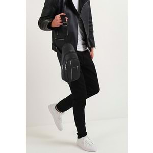Bagorama SUOMY Unisex Deri Bodybag Sırt, Omuz, Çapraz Askılı Çanta