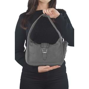 Bagorama POLA Kadın Baget Kol ve Onuz Çantası - Platin