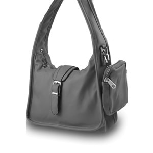 Bagorama POLA Kadın Baget Kol ve Onuz Çantası - Platin