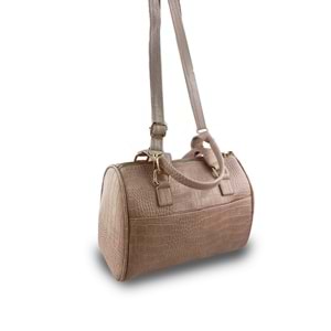 Bagorama OVAL Kadın Suni Deri Silindir El ve Kol Çantası