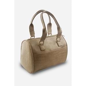 Bagorama OVAL Kadın Suni Deri Silindir El ve Kol Çantası