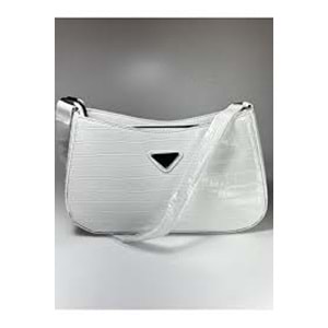 Bagorama PRAD Kadın Suni Deri Desenli Baget Omuz Çantası