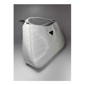 Bagorama PRAD Kadın Suni Deri Desenli Baget Omuz Çantası