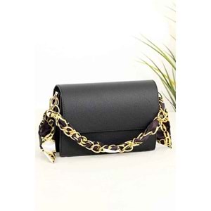 Bagorama KAJIN Kadın Suni Deri Fularlı Çapraz Askılı Omuz Çantası