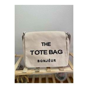 Bagorama TOPA Unisex Totebag Kanvas Kumaş Postacı Omuz Çantası