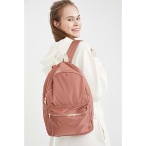 Bagorama SAMU Kadın Paraşüt Kumaş Sırt Çantası - Pudra