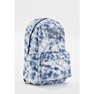 Bagorama MOTTLED Kadın Kumaş Baskılı Günlük Outdoor Sırt Çantası - Mavi