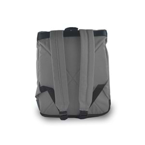 Bagorama WANT Unisex 15.6 Laptop / Tablet Uyumlu Kumaş Sırt Çantası - Füme