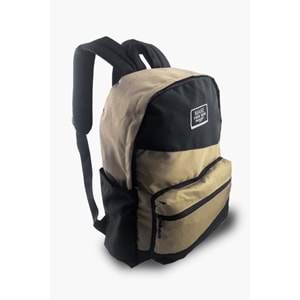 Bagorama PARTED Unisex Kumaş Günlük, Okul ve Spor Sırt Çantası - Bej