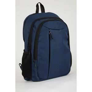 Bagorama SKOOL Unisex Kumaş Su Geçirmez Günlük ve Okul Sırt Çantası - Lacivert