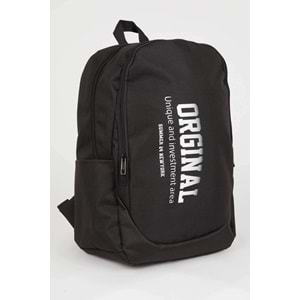 Bagorama AREA Unisex Su Geçirmez Laptop Bölmeli Okul ve Sırt Çantası - Siyah