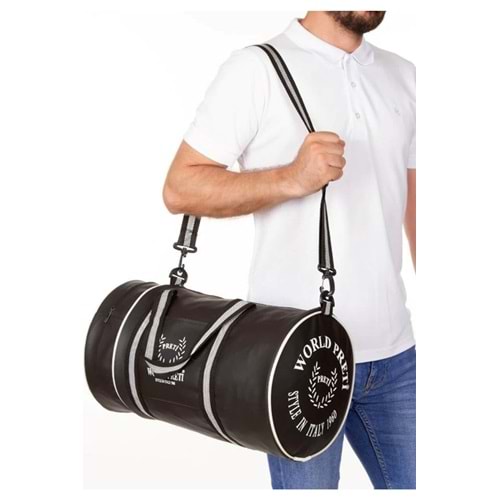 Bagorama CIRCLE Unisex Silindir Omuz Askılı Fitness El Ve Omuz Spor Çanta