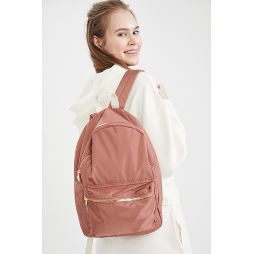Bagorama SAMU Kadın Paraşüt Kumaş Sırt Çantası - Pudra