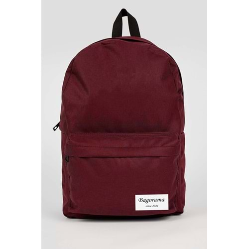 Bagorama PARA Unisex Kumaş Basic Sırt Çantası - Bordo