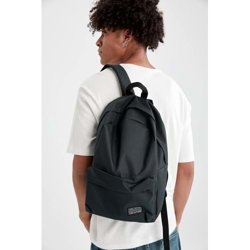 Bagorama POSA Unisex Kumaş Basic Sırt Çantası - Füme
