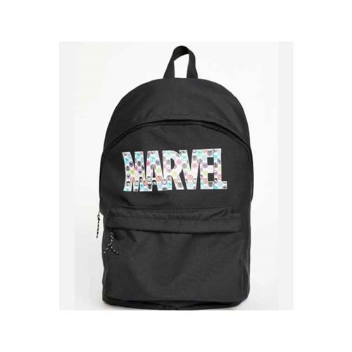 Bagorama MARVL Unisex Kumaş Günlük Sırt Çantası - Siyah