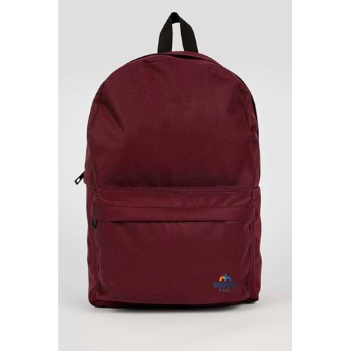 Bagorama MOVA Unisex Kumaş 18L Basic Günlük Ve Okul Sırt Çantası - Bordo