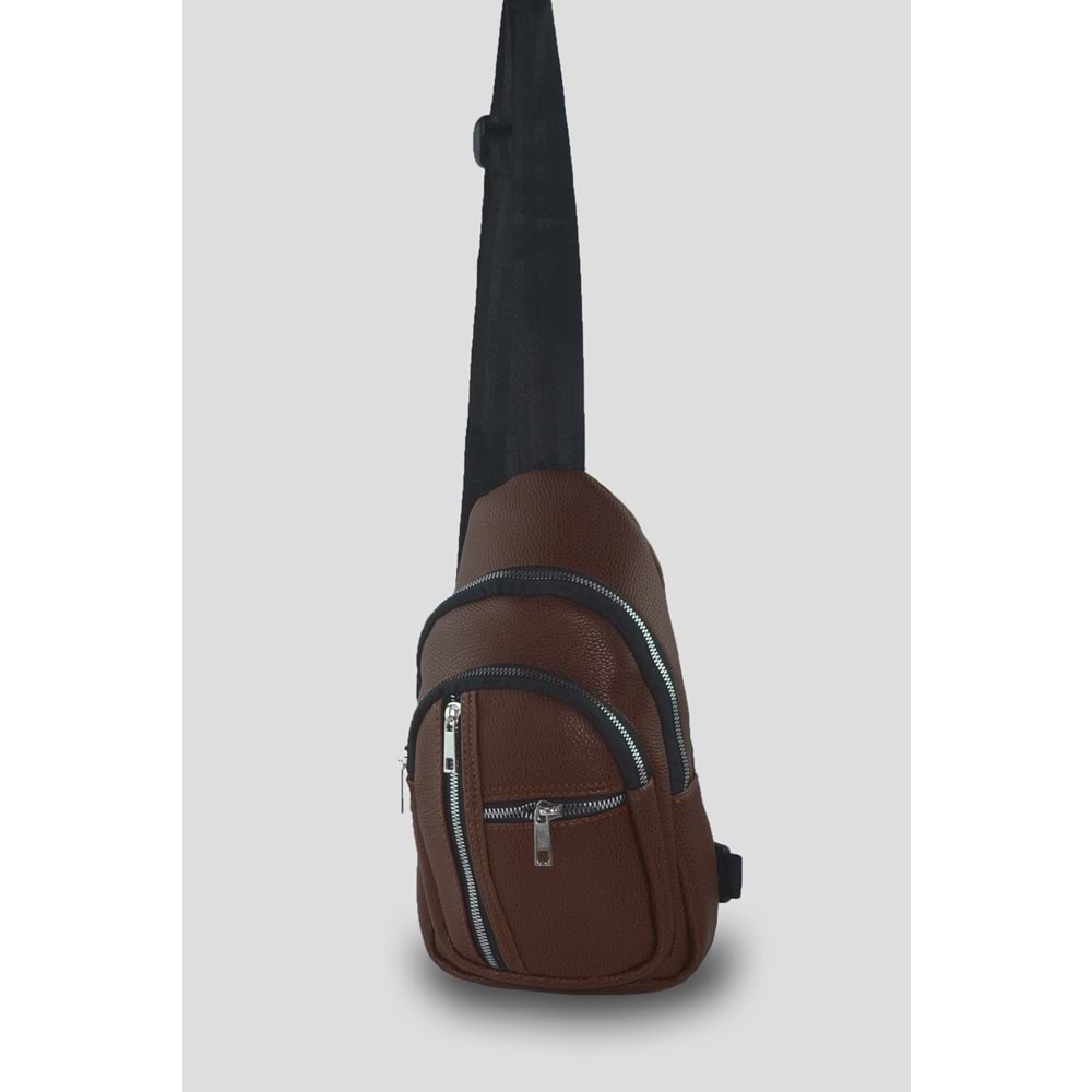 Bagorama SUOMY Unisex Deri Bodybag Sırt, Omuz, Çapraz Askılı Çanta