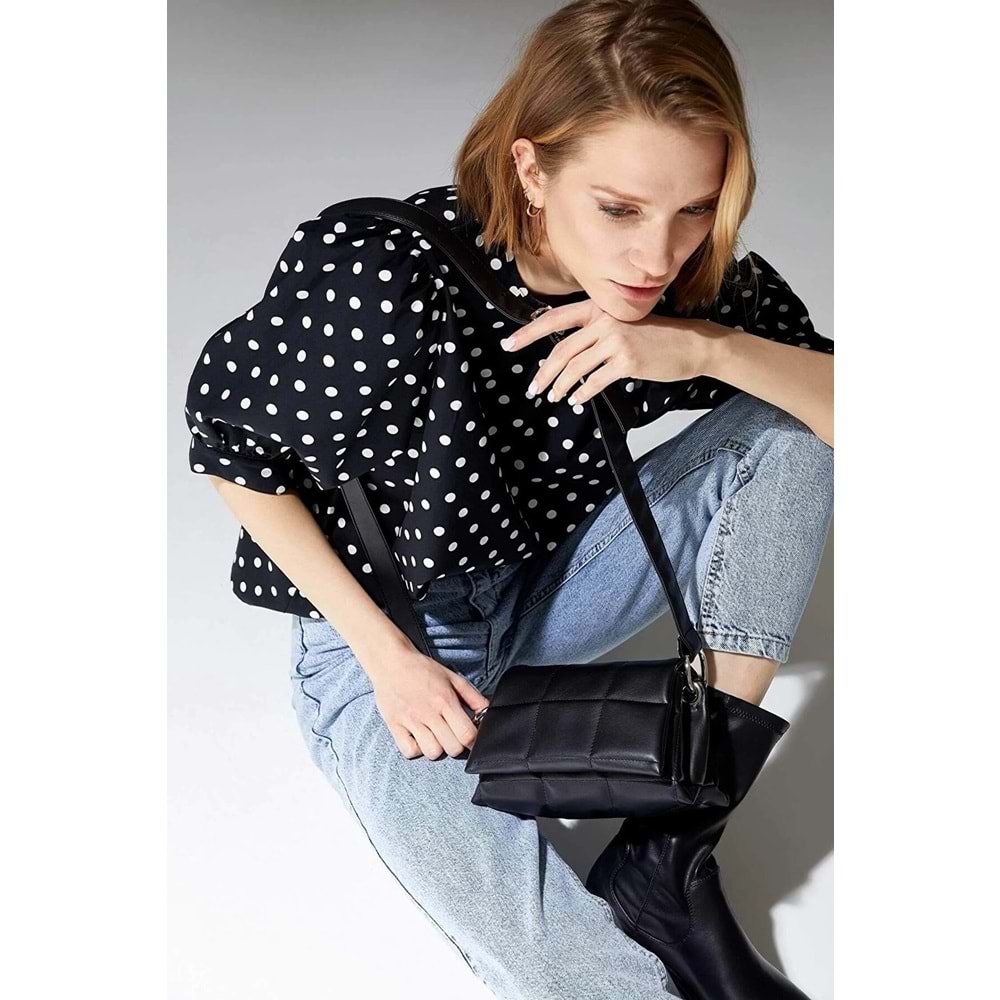 Bagorama ACER Kadın Suni Deri Kapitone Omuz Çantası