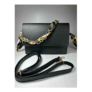 Bagorama KAJIN Kadın Suni Deri Fularlı Çapraz Askılı Omuz Çantası