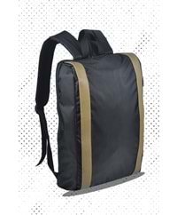 Bagorama OLIVER Unisex Laptop ve Okul Sırt Çantası - Siyah - Vizon