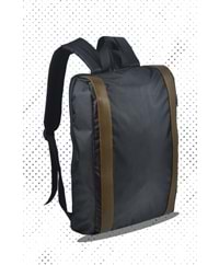 Bagorama OLIVER Unisex Laptop ve Okul Sırt Çantası - Siyah - Kahve