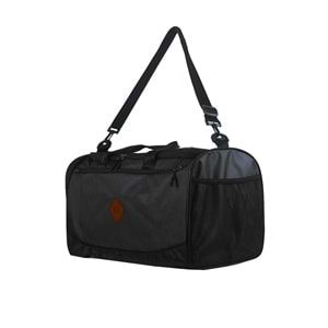 Bagorama LARGE Unisex Kumaş 52 Cm Seyahat Spor Çanta El ve Omuz Valizi - Siyah